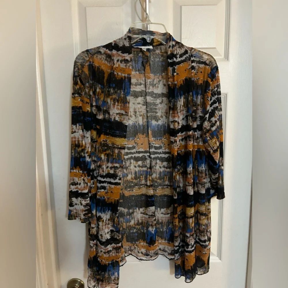 Multicolor lightweight cardigan XL